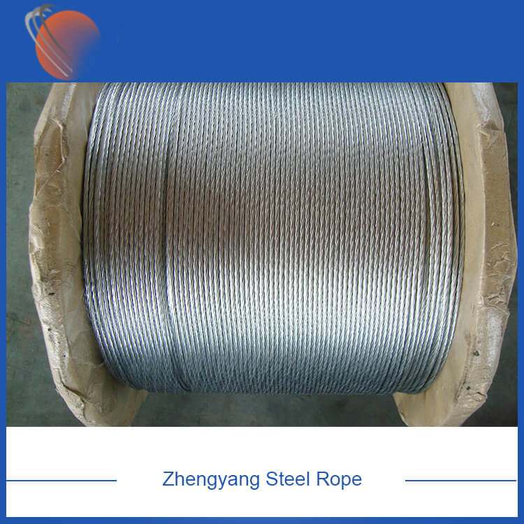 ASTM A475 Strand Kawat Baja Dilapisi Seng